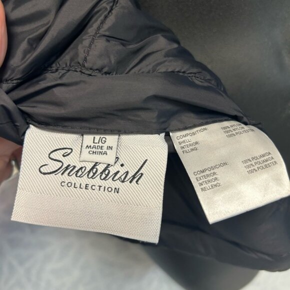 Reversible Black and Pink Puffer Vest - Picture 5 of 6